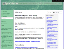 Tablet Screenshot of byrnesbooks.wikispaces.com