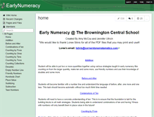 Tablet Screenshot of earlynumeracy.wikispaces.com