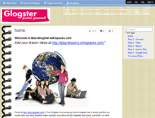 Tablet Screenshot of edu-glogster.wikispaces.com