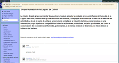 Desktop Screenshot of laguna-cahuil.wikispaces.com