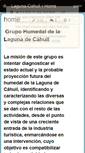 Mobile Screenshot of laguna-cahuil.wikispaces.com