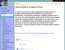 Tablet Screenshot of laguna-cahuil.wikispaces.com