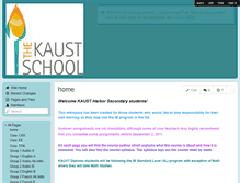 Tablet Screenshot of grade11kaustsummerassignments.wikispaces.com