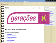 Tablet Screenshot of geracoesk.wikispaces.com