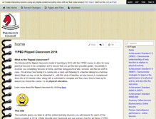Tablet Screenshot of 11pedflippedclassroom.wikispaces.com