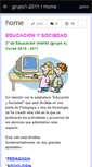 Mobile Screenshot of grupo1-2011.wikispaces.com