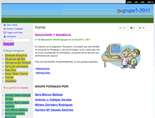 Tablet Screenshot of grupo1-2011.wikispaces.com