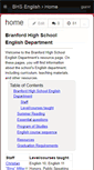 Mobile Screenshot of bhsenglish.wikispaces.com