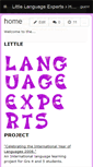 Mobile Screenshot of littlelanguageexperts.wikispaces.com
