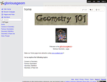 Tablet Screenshot of gloriousgeom.wikispaces.com