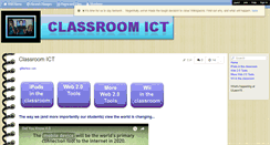 Desktop Screenshot of classroom-ict.wikispaces.com