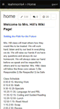 Mobile Screenshot of leahmorris4.wikispaces.com