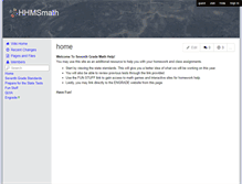 Tablet Screenshot of hhmsmath.wikispaces.com