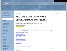 Tablet Screenshot of lieff.wikispaces.com