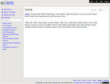 Tablet Screenshot of cbse.wikispaces.com