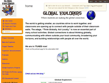 Tablet Screenshot of globalexplorers.wikispaces.com