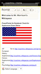 Mobile Screenshot of coachmo.wikispaces.com