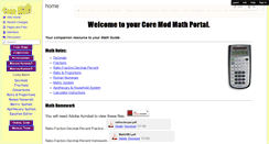 Desktop Screenshot of coremath.wikispaces.com