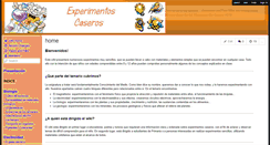 Desktop Screenshot of experimentoscaseros.wikispaces.com