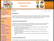 Tablet Screenshot of experimentoscaseros.wikispaces.com