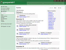 Tablet Screenshot of gpaspanish1.wikispaces.com