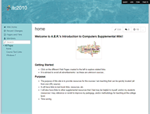 Tablet Screenshot of itc2010.wikispaces.com