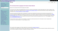 Desktop Screenshot of ctworldlanguageunits.wikispaces.com