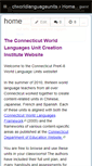 Mobile Screenshot of ctworldlanguageunits.wikispaces.com