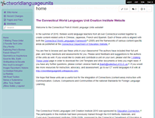 Tablet Screenshot of ctworldlanguageunits.wikispaces.com