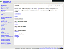 Tablet Screenshot of apecon2.wikispaces.com