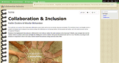 Desktop Screenshot of collaboration-inclusion.wikispaces.com