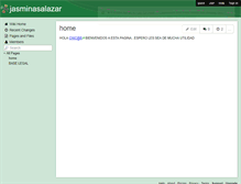 Tablet Screenshot of jasminasalazar.wikispaces.com