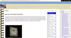 Desktop Screenshot of 50statesproject.wikispaces.com
