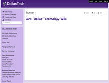 Tablet Screenshot of dallastech.wikispaces.com