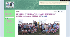 Desktop Screenshot of escoladecasalonga.wikispaces.com
