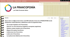 Desktop Screenshot of francofonia.wikispaces.com