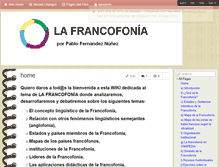 Tablet Screenshot of francofonia.wikispaces.com