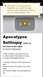 Mobile Screenshot of apocalypse-soliloquy.wikispaces.com