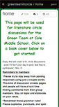 Mobile Screenshot of greenteamlitcircle.wikispaces.com