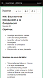 Mobile Screenshot of icunimet.wikispaces.com