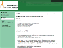 Tablet Screenshot of icunimet.wikispaces.com