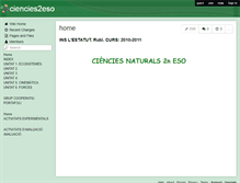 Tablet Screenshot of ciencies2eso.wikispaces.com