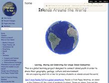 Tablet Screenshot of islandsaroundtheworld.wikispaces.com