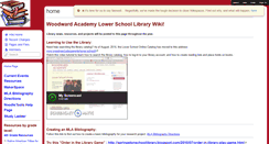 Desktop Screenshot of lslibrary.wikispaces.com