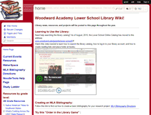 Tablet Screenshot of lslibrary.wikispaces.com
