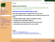 Tablet Screenshot of algebra-hawks.wikispaces.com
