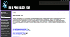 Desktop Screenshot of iseibpsychology2012.wikispaces.com