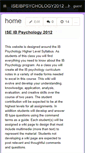 Mobile Screenshot of iseibpsychology2012.wikispaces.com