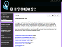 Tablet Screenshot of iseibpsychology2012.wikispaces.com
