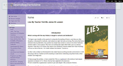 Desktop Screenshot of liesmyteachertoldme.wikispaces.com